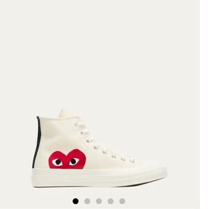 CDG PLAY
x Converse Chuck Taylor Canvas High-Top Sneakers size 6